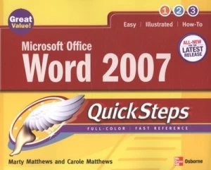 Image of Microsoft Office Word 2007 by Marty Matthews Paperback