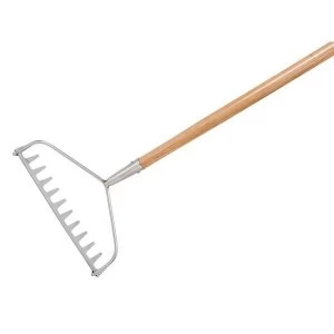 Image of Kent & Stowe Stainless Steel Garden Life Soil Rake, FSC