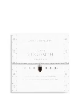 Image of Joma Jewellery Affirmation Crystal A Little Strength/ Tiger'S Eye Bracelet