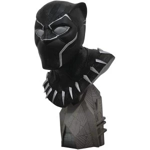 Image of Diamond Select Toys Legends In 3D Marvel Avengers 3 Black Panther 1/2 Scale Bust
