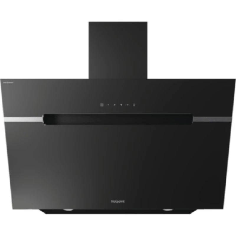 Image of Hotpoint PHVS91FLTDPK 90cm DropProtect Chimney Hood in Black