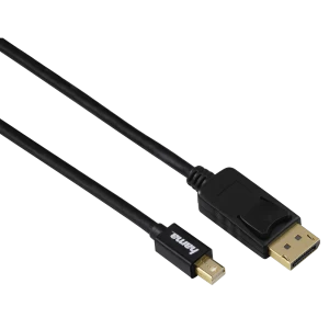 Image of Hama 1.8m DisplayPort Cable Mini DisplayPort Plug