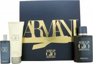 Image of Giorgio Armani Acqua di Gio Profondo Gift Set 75ml Eau de Parfum + 75ml Shower Gel + 15ml Eau De Parfum