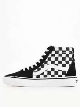 Image of Vans UA SK8-Hi - Black/White, Size 6, Women