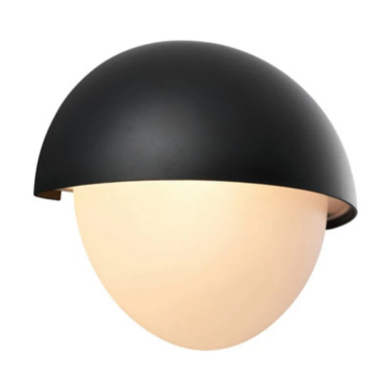 Image of Nordlux Modern Outdoor Wall Light Black Plastic E27 Weatherproof - Mains Powered, IP44 Black Unisex