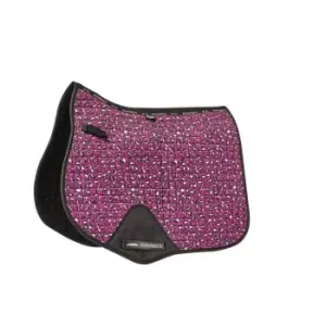 Image of Weatherbeeta Prime Leopard All Purpose Saddle Pad - Pink