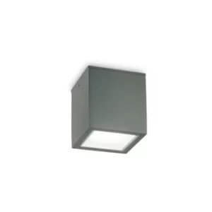 Image of Ideal Lux Outdoor Surface Mounted Downlight Anthracite IP54, GU10