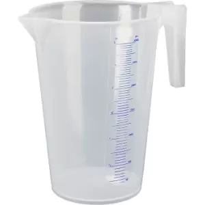 Image of PRESSOL Transparent measuring cup, 3 l, pack of 6, PP, with scale