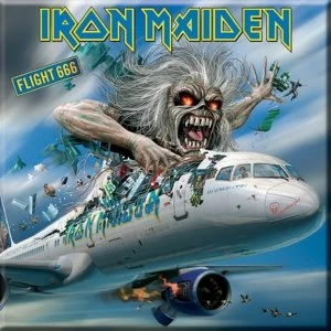 Image of Iron Maiden - Flight 666 Fridge Magnet
