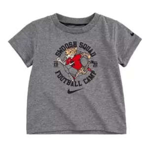 Image of Nike Swoosh Soccer T Shirt - Grey