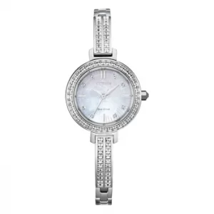 Image of Citizen Silhouette Crystal Stainless Steel Bracelet Watch
