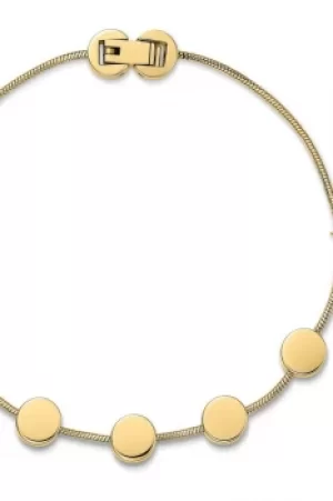 Image of Ladies Tommy Hilfiger Gold Plated Classic Signature Bracelet 2700980