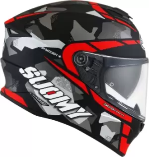 Image of Suomy Stellar Race Squad Helmet, black-red, Size S, black-red, Size S