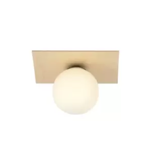 Image of Kenzo Brown Globe Ceiling Light 1x E14