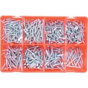 Image of Pozi Countersunk Wood Screws Steel Metric BZP Kit