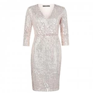 Image of SET Wrap Dress - 7600 Light Gold