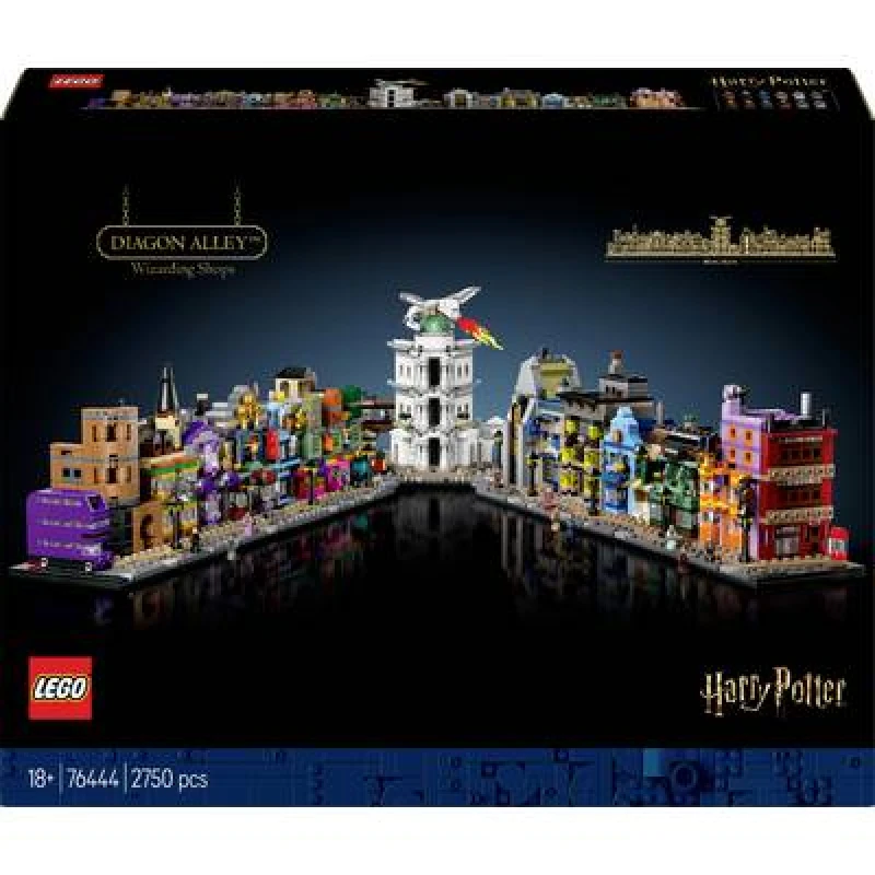 Image of LEGO LEGO Harry Potter Diagon Alley Wizarding Shops Set 76444