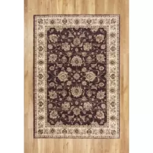 Image of Mastercraft Alhambra Rug - 6992A - Dark Blue - 80x150cm, Cotton - Red