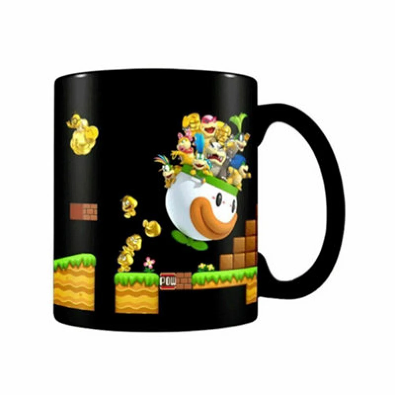 Image of Super Mario Gold Coin Rush Heat Changing Mug Black unisex