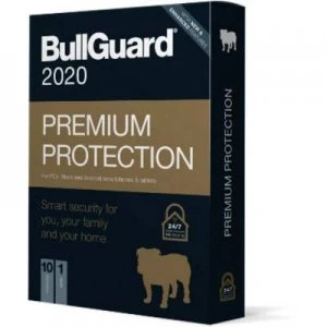 Image of Bullguard Premium Protection 2020 5U 1-year, 5 licences Windows, Mac OS, Android Security