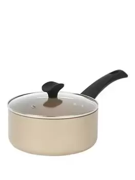 Image of Salter Olympus 20 Cm Saucepan With Tempered Glass Lid