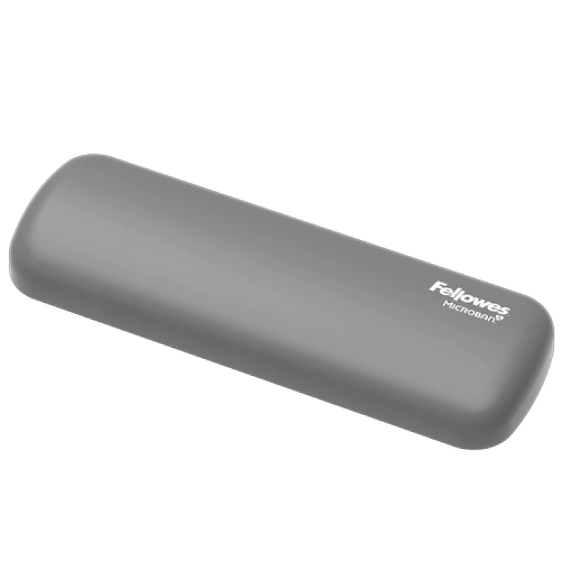 Image of Fellowes Breyta Recyclable Antibacterial Palm Wrist Rest Grey - EXR70342FE