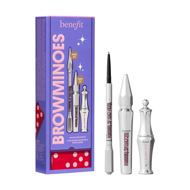 Image of Benefit BROWminoes 2.5 Eyebrow Makeup 3 Piece Gift Set Worth 66.50 Multi female One Size