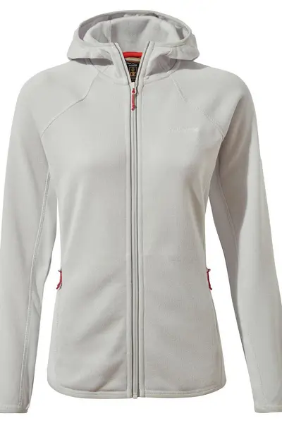 Image of Craghoppers Knitlook 'Mannix' Full-Zip Fleece Light Grey