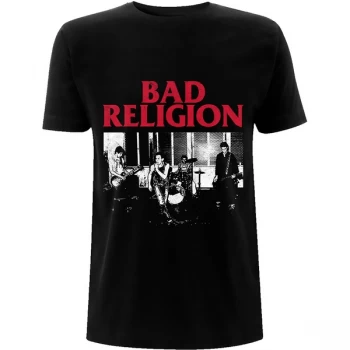 Image of Bad Religion - Live 1980 Unisex Large T-Shirt - Black