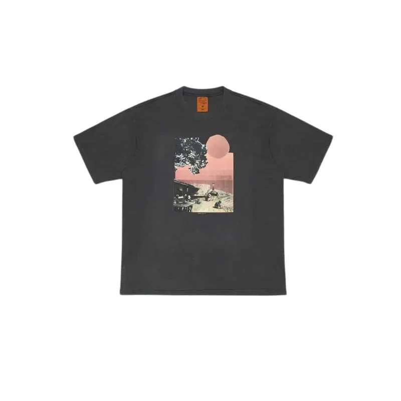 Image of Nudie Jeans T-Shirt Nudie Jeans Koffe Sunburns Gris Unisex S