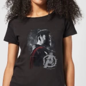Image of Avengers Endgame Thor Brushed Womens T-Shirt - Black - M