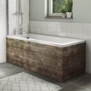 Image of 1700mm Wood Effect Bath Front Panel - Ashford