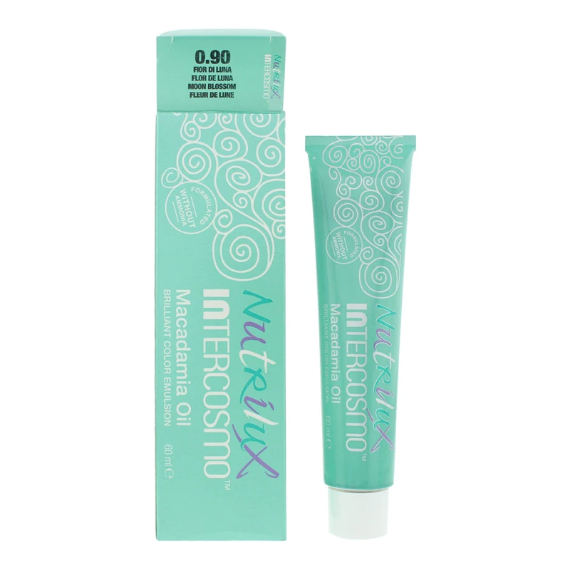 Image of Intercosmo Nutrilux Macadamia Oil 0.90 Moon Blossom Hair Colour 60ml
