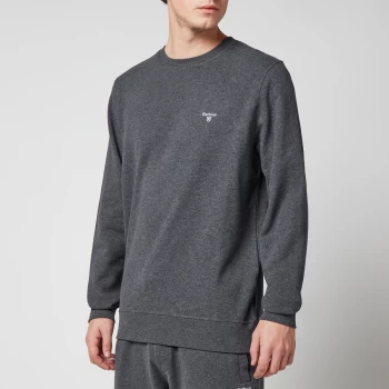 Image of Barbour Lounge Mens Nico Sweatshirt - Charcoal Marl - M