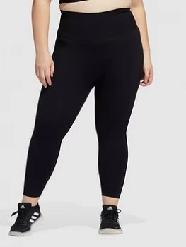 Image of Adidas Formotion Sculpt 7/8 Leggings - Plius Size, Black, Size 1X, Women
