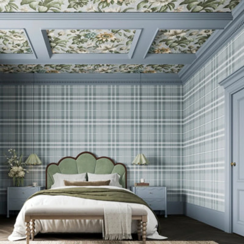 Image of Superfresco Easy Gardenia Breeze Wallpaper Wallpaper One size Blue 39797818000