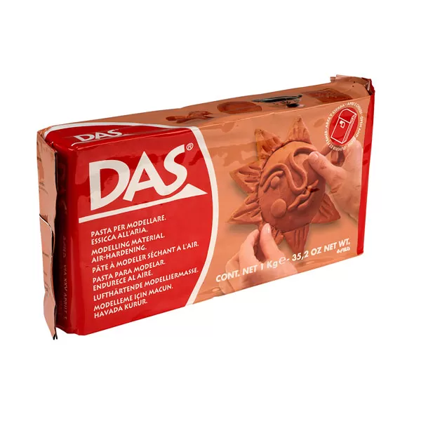 Image of DAS Air Drying Clay 1kg, Terracotta
