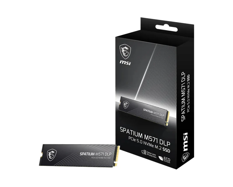 Image of MSI SPATIUM M571 DLP PCIe 5.0 NVMe M.2 2TB PCI Express 5.0 3D NAND