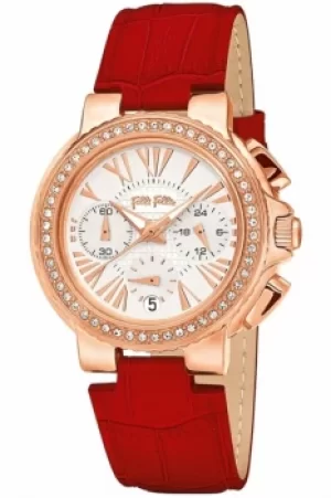 Image of Ladies Folli Follie Watchalicious Chronograph Watch 6010.1396