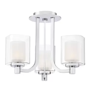 Image of Quoizel Kolt Globe Ceiling Light Polished Chrome, IP44