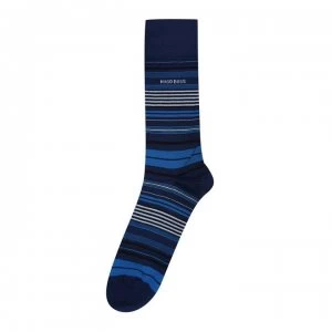 Image of Hugo Boss Multi Strip Socks Navy