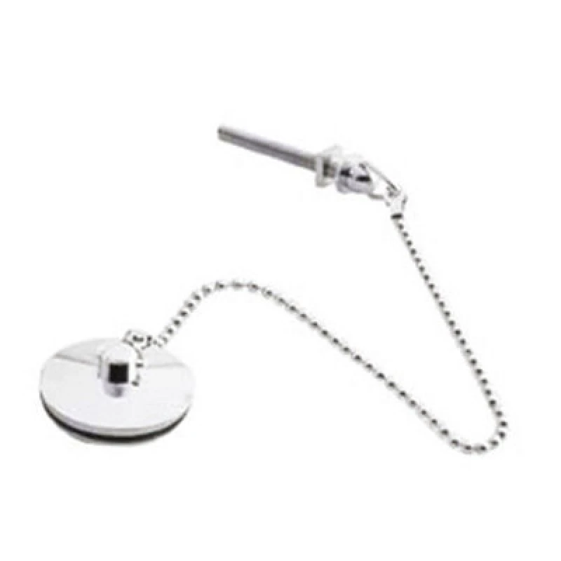 Image of Balterley Ceramic Accessories Basin Plug Chain Chrome Silver