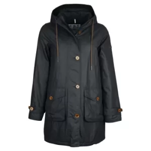 Image of Barbour Womens Amelda Wax Jacket Dk Navy/Dk Navy 14