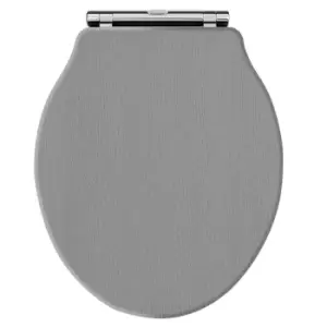Image of Hudson Reed Old London Ryther Toilet Seat - Storm Grey
