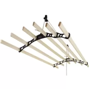 Image of Clothing Airer Ceiling Pulleys- Black- 2m