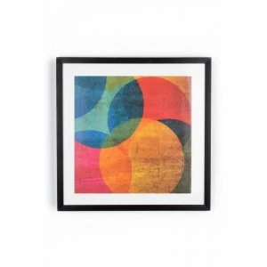 Image of Neon Circle Framed Print