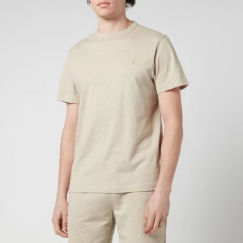 Image of Farah Mens Danny T-Shirt - Smoky Brown Marl - S