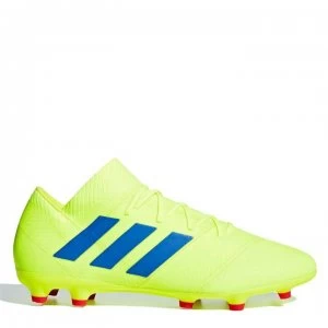 Image of adidas Nemeziz 18.2 FG Football Boots - SolYellow/Blue