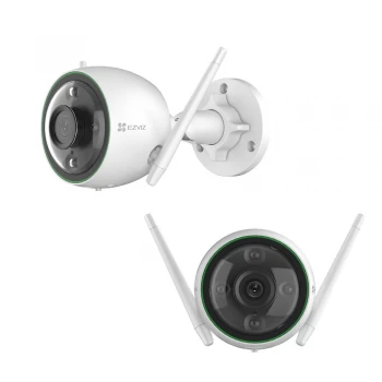 Image of EZVIZ C3N Outdoor Smart Camera with Colour Night Vision - Twin Pack