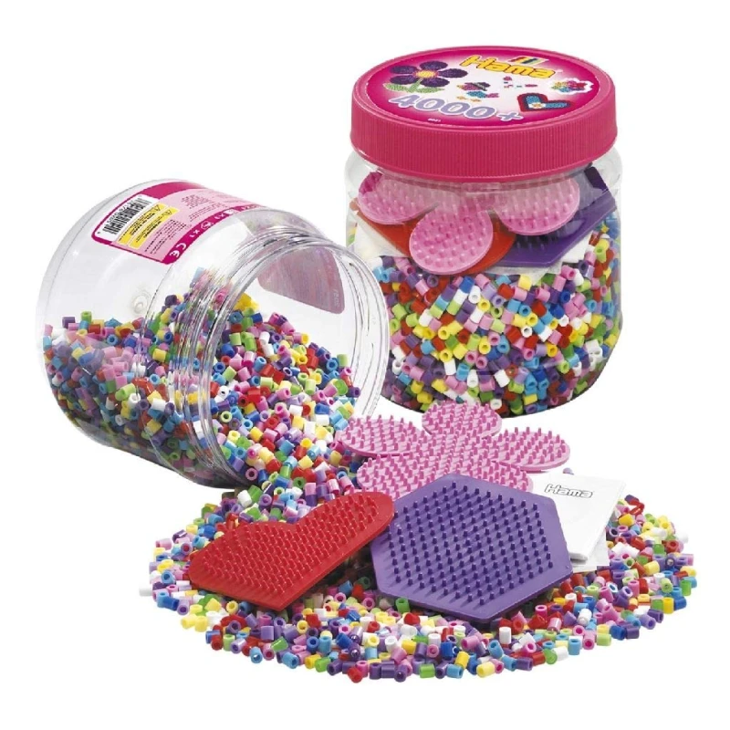 Image of Hama Hama 4K Beads & 3 Pegboard Craft Set